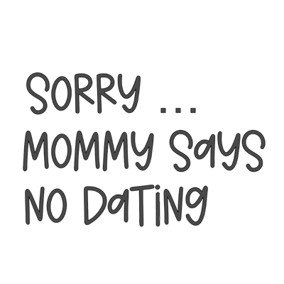 Bügelfolie Sorry Mom or Dad
