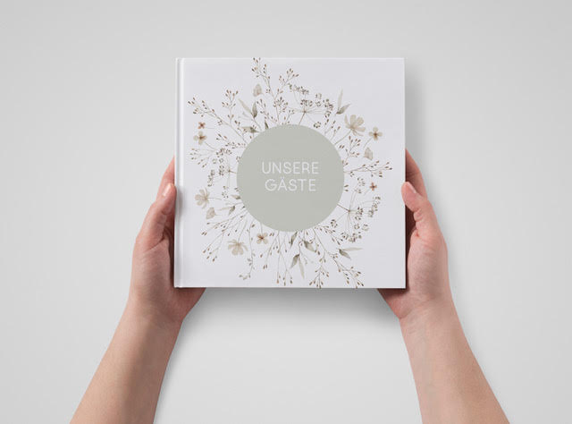 Gästebuch „Unsere Gäste – Modern Floral“