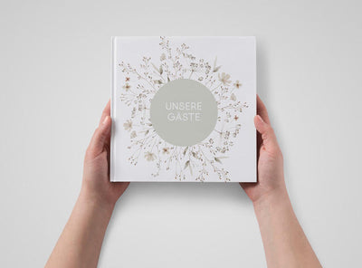 Gästebuch „Unsere Gäste – Modern Floral“