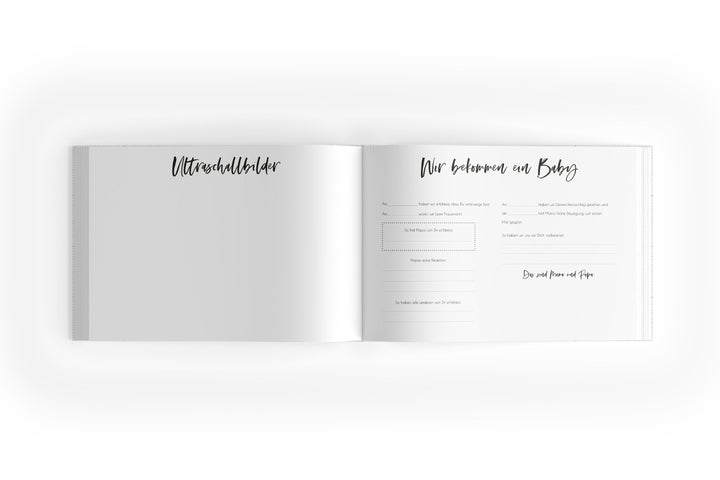 Babyalbum im Waldtier Design zum Ausfüllen der ersten 18 Jahre